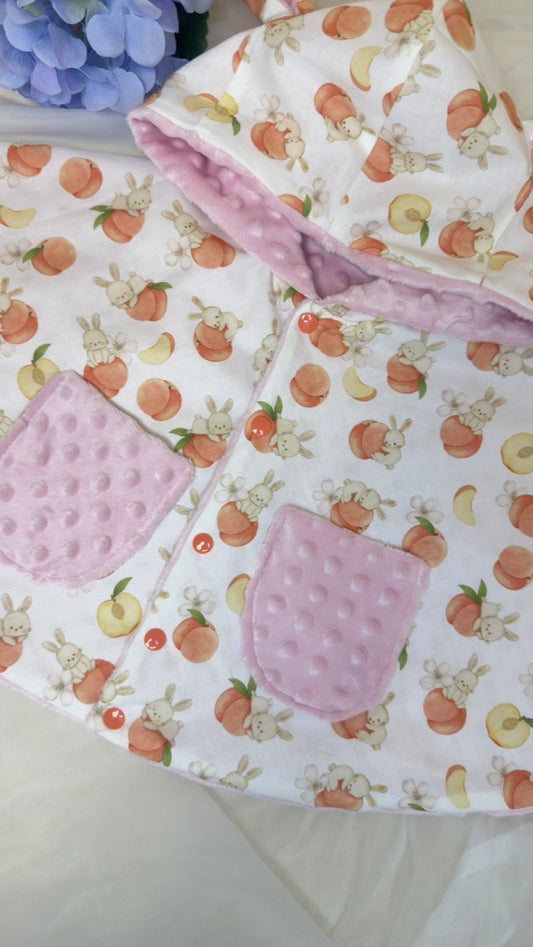 Bunny peach warm cape