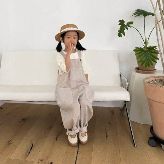 魯賓日常連身口袋褲