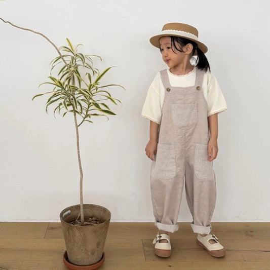 魯賓日常連身口袋褲